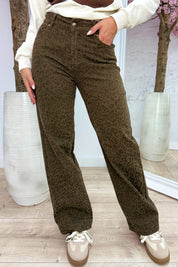 Born to be wild straight leg jeans - Bruin