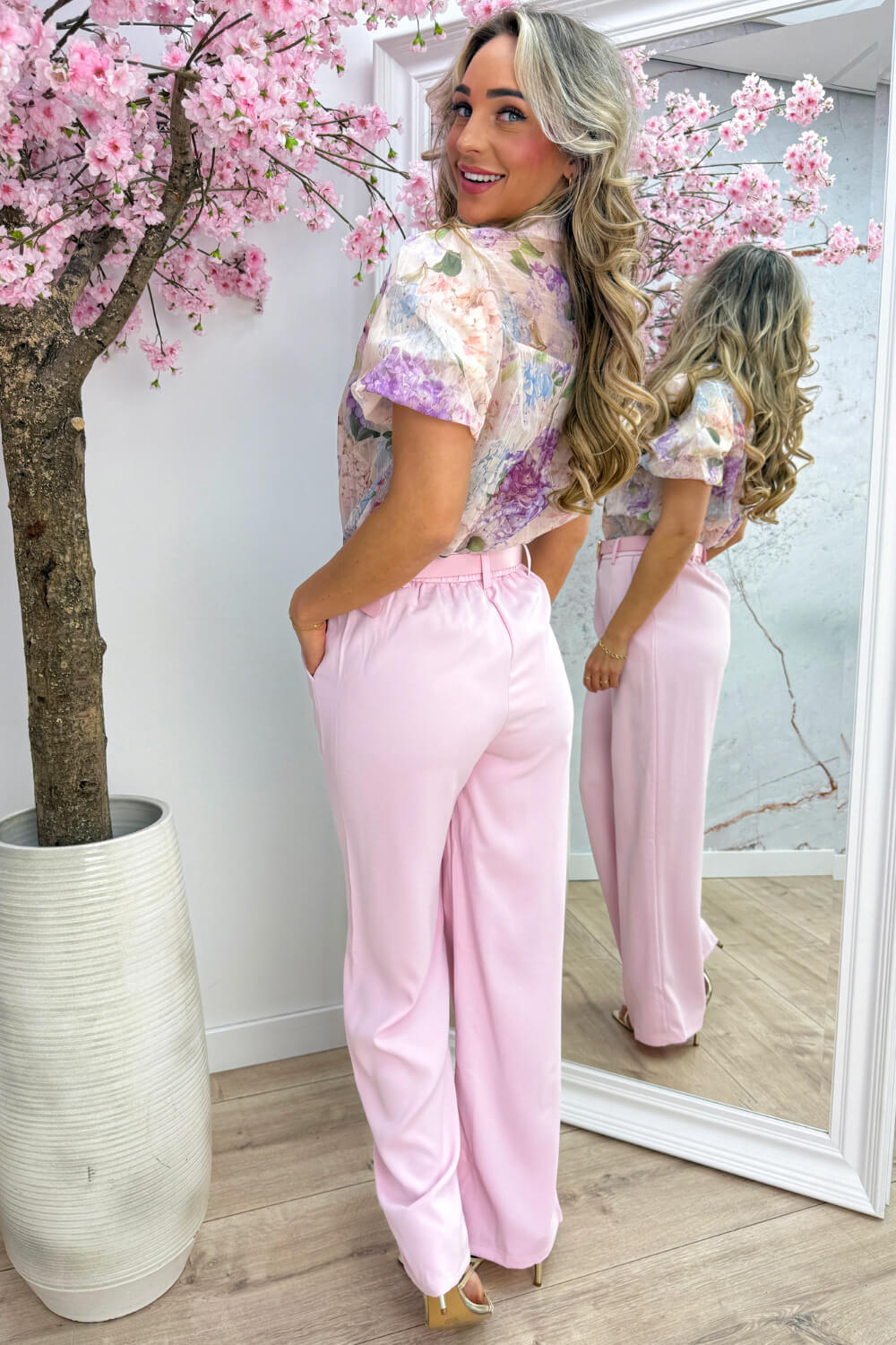 Dreamy garden blouse - Lila