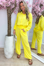 Cotton dream co-ord - Geel