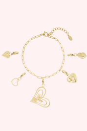 Infinite love DIY armband - Goud