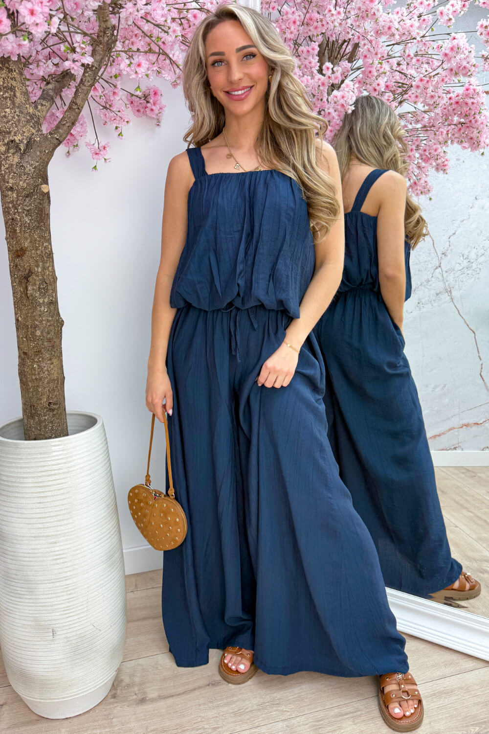 Paradise found co-ord - Navy