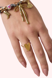 Heart of gold ring - Goud