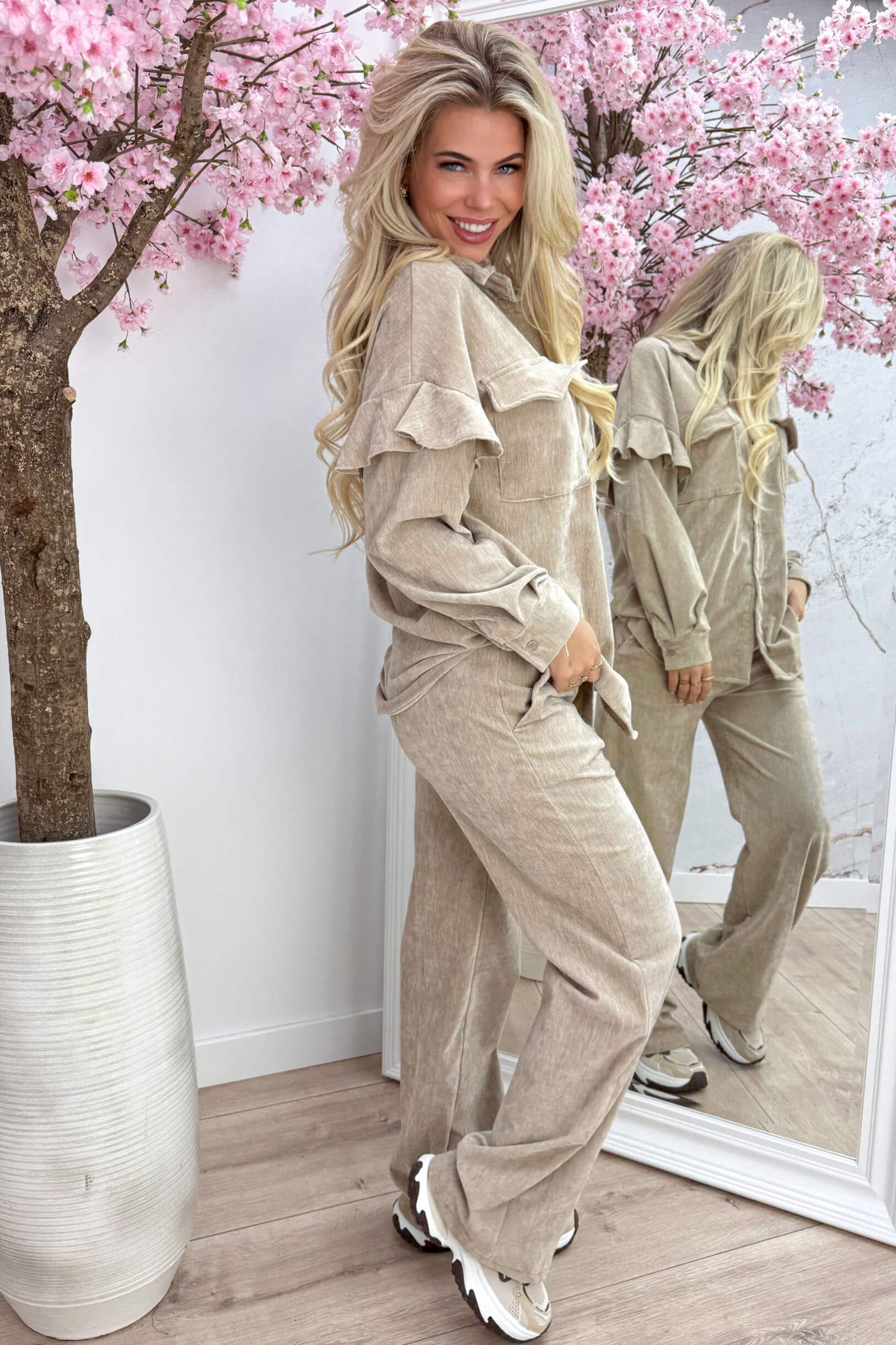 Velours favorite set - Beige