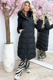 Winter wonderland winterjas - Zwart