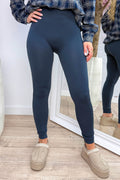 All day legging - Dk. grijs