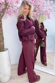 Fall for me vilt jacket - Bordeaux