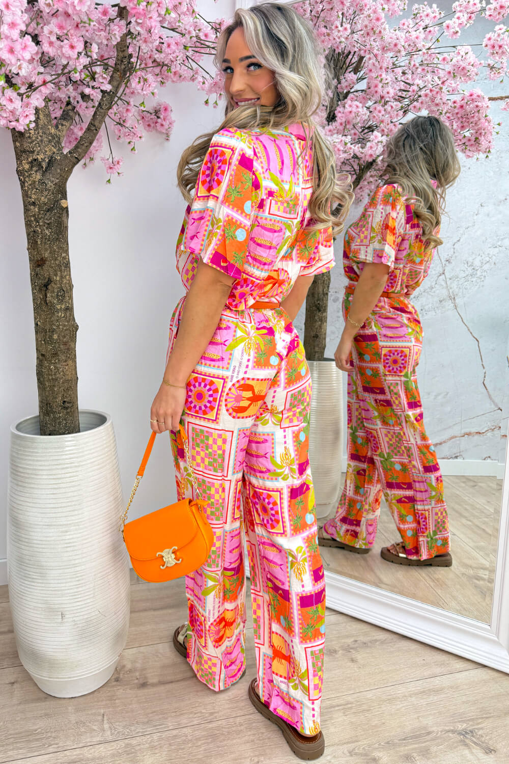Vacation mood blouse - Oranje