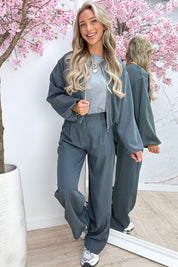 Trend alert co-ord - Dk. grijs