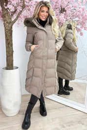 Winter wonderland winterjas - Taupe