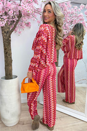 Isla bonita tropic co-ord - Fuchsia
