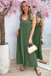 Golden hour maxi dress - Army