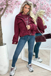Teddy jacket - Bordeaux