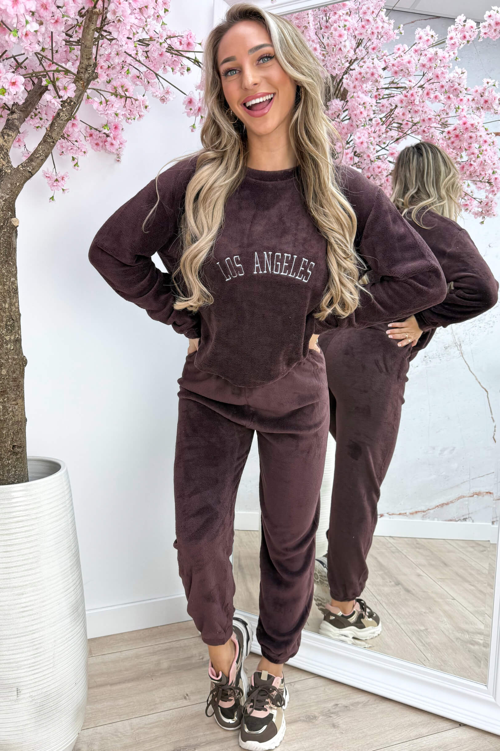 Fleece LA comfy set - Bruin