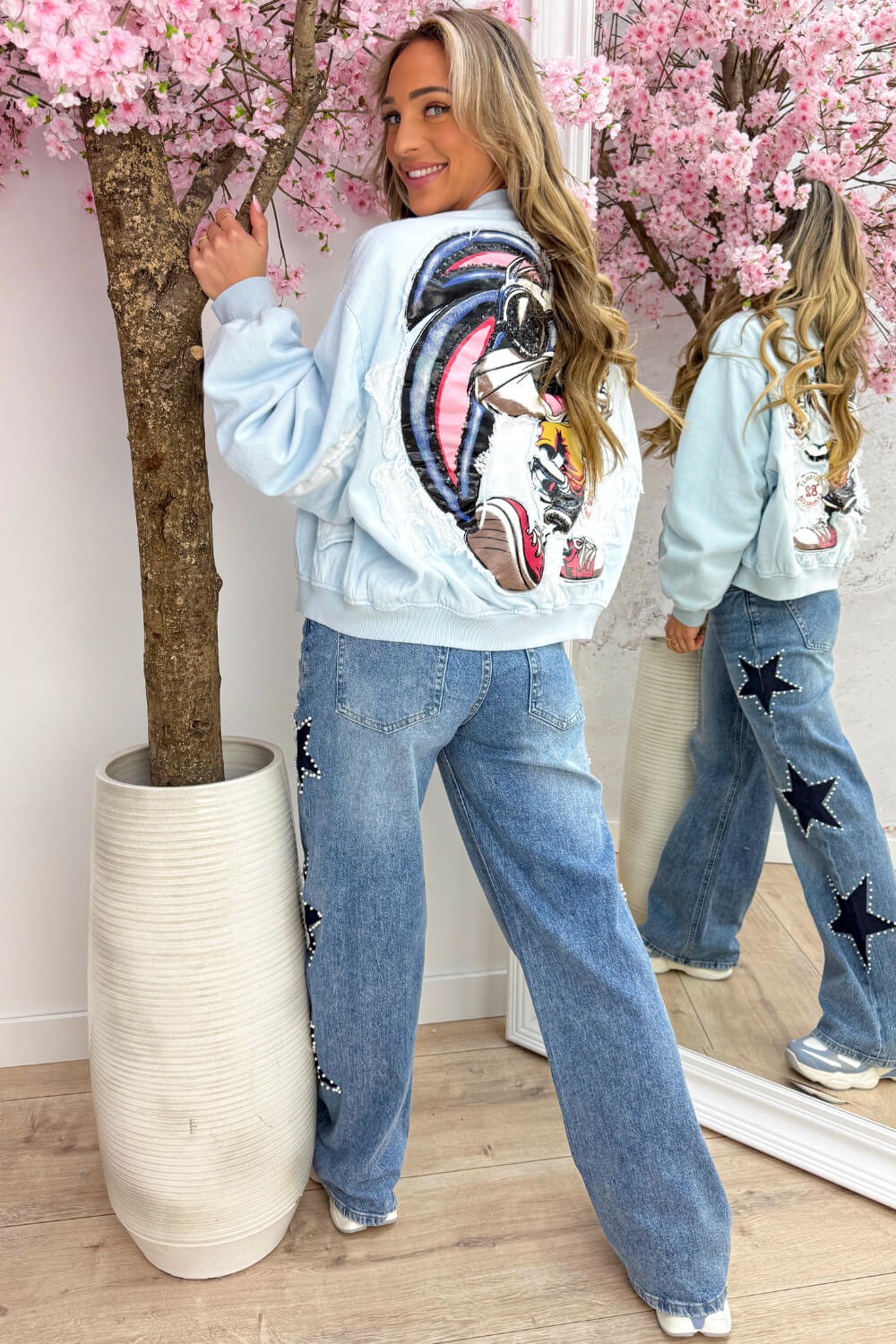 Bunny bomber - Sky blue