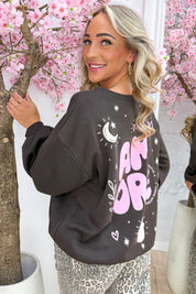 Eye of amore sweater - Bruin