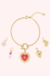 Charm party DIY bracelet - Goud