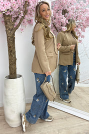 Classy blazer - Taupe