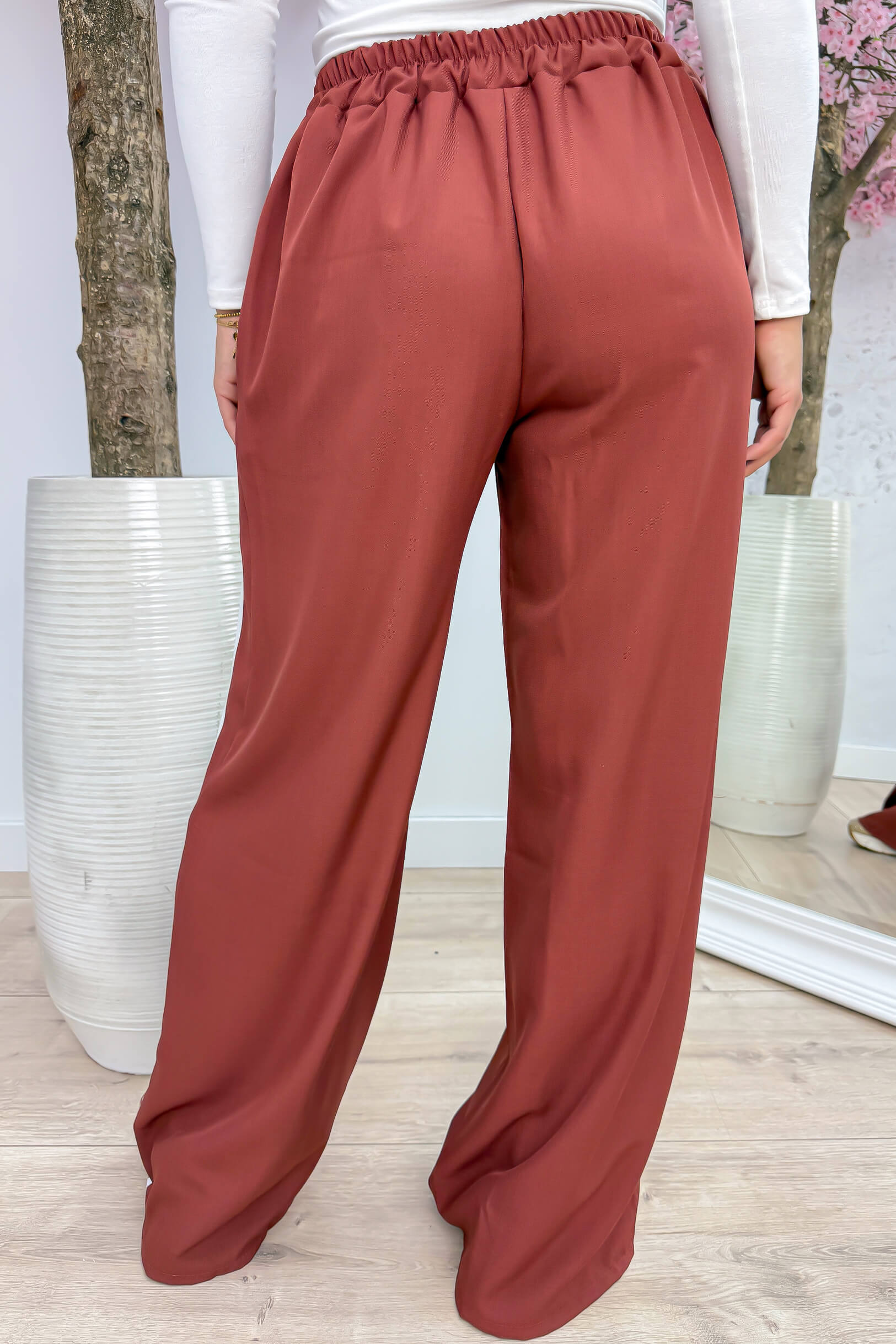 On the right track pants - Roest