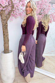 Basic with benefits topje - Berry purple