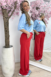 Little love T-shirt - Sky blue