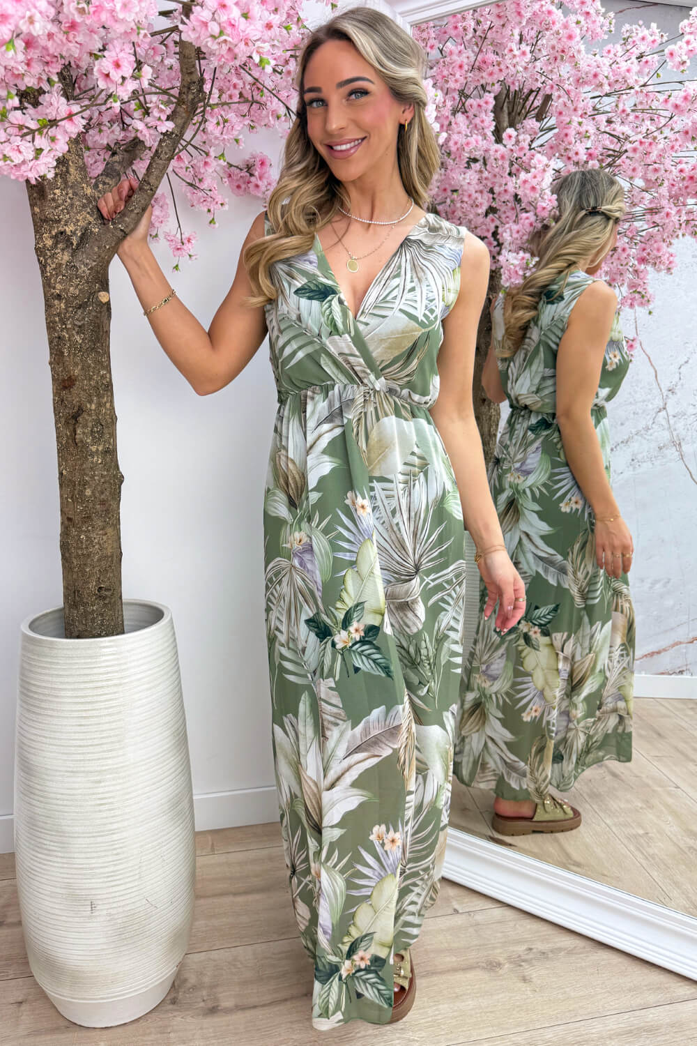 Floral dream dress - Army