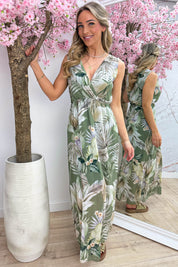 Floral dream dress - Army