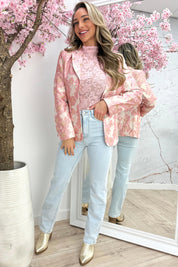 Bloom baby blazer - Roze