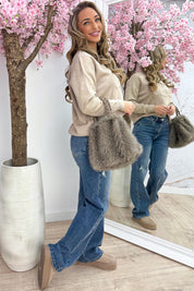 Inspired trui - Taupe