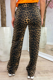 Leopard made for you pants - Zwart