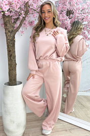 Statement comfy co-ord - Oud roze