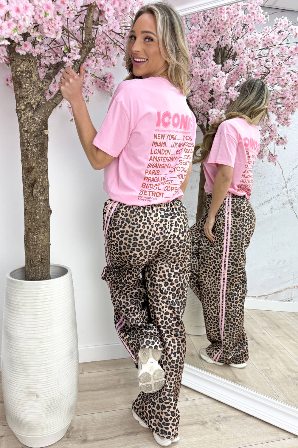 Iconic T-shirt - Lollypop roze