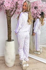 Striped leopard comfy co-ord - Lila