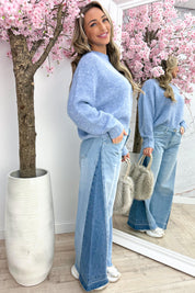 The perfect basic trui - Jeans blue