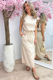 Costa comfy co-ord - Beige