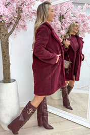 Teddy time jacket - Bordeaux