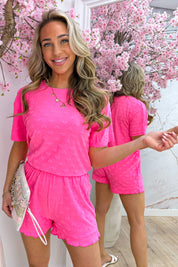Sweetheart cozy T-shirt - Fuchsia