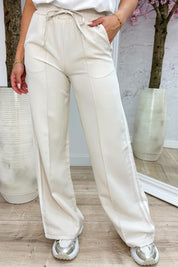 Just for you stripe pantalon - Beige