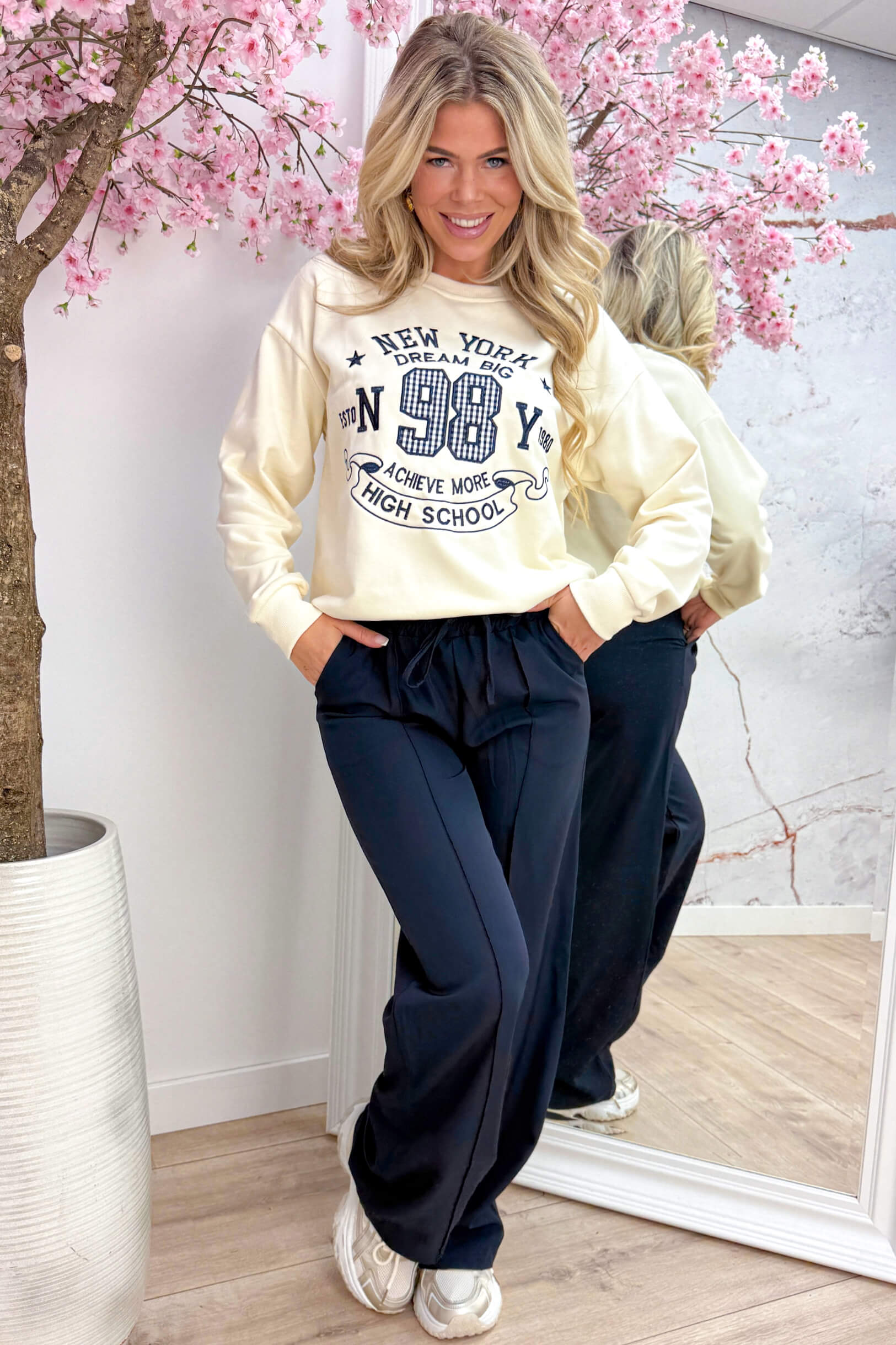 Dream big 98 sweater - Beige