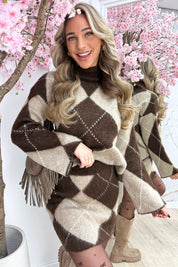 Cozy season checkered co-ord - Bruin