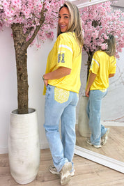 Legendary leopard T-shirt - Geel