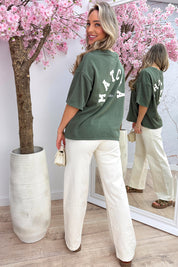 Matcha latte T-shirt - Army