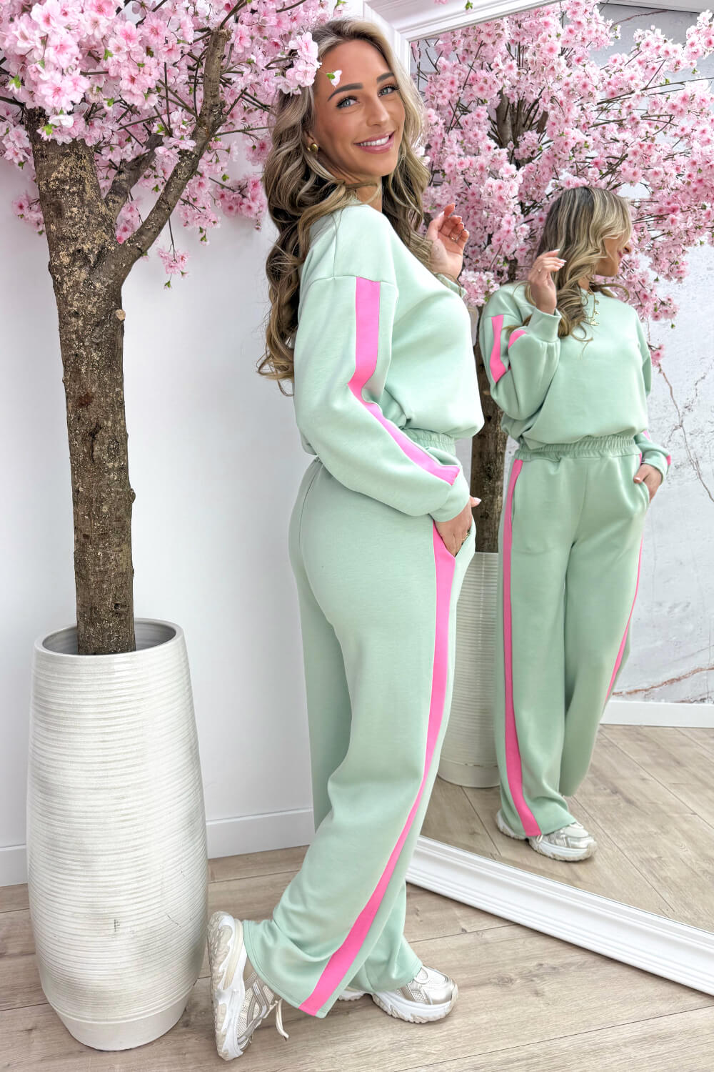 Stripe comfy co-ord - Mint