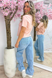 Basic T-shirt - Roze