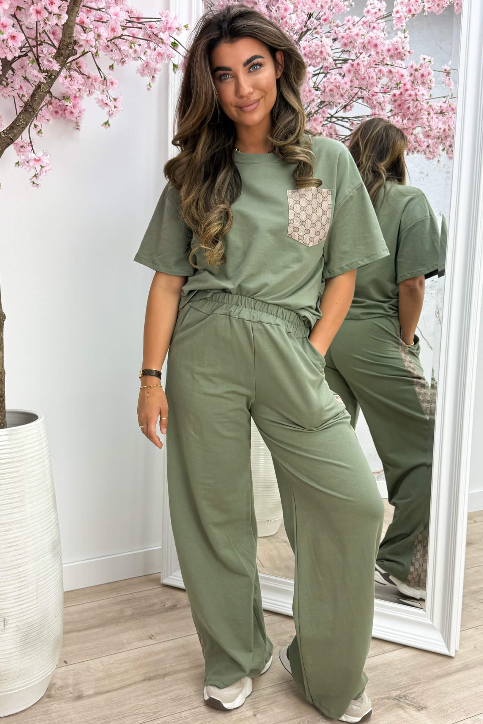 Inspired pocket comfy co-ord - Army