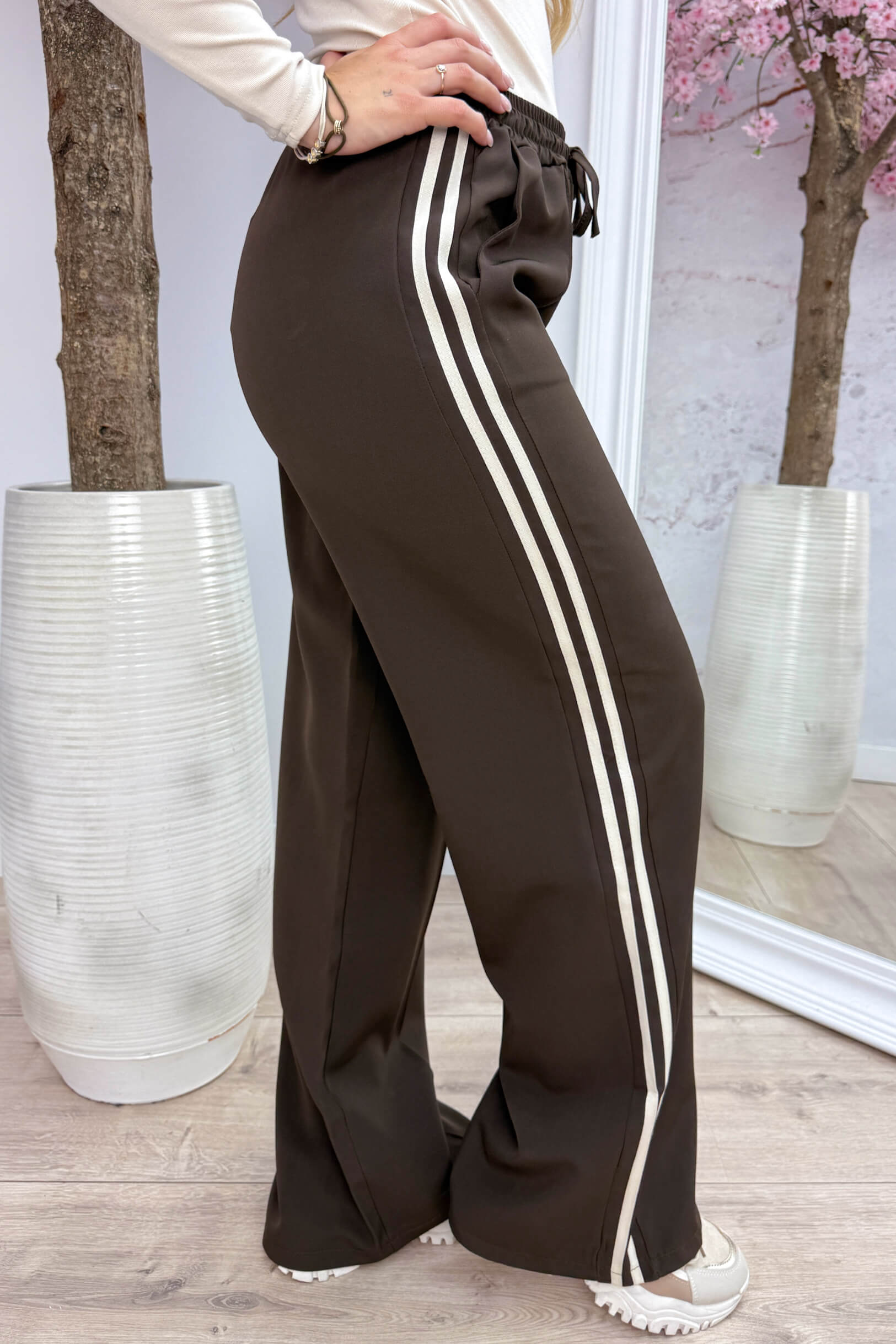 Yours to keep stripe pantalon - Beige