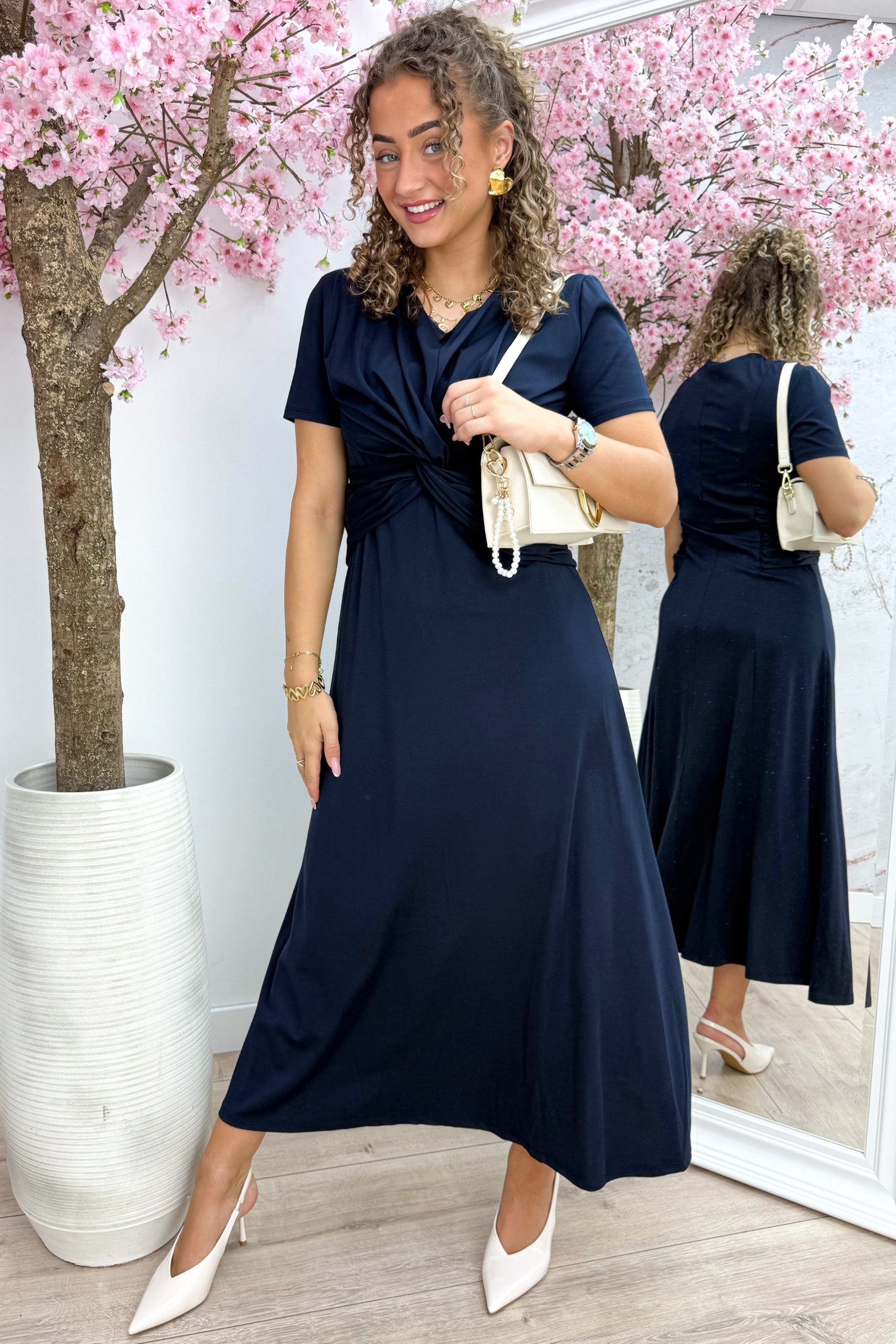 Robe toujours brillante - Marine