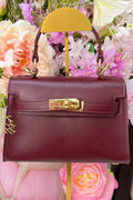 Inspired bag (Echt leer!) - Bordeaux