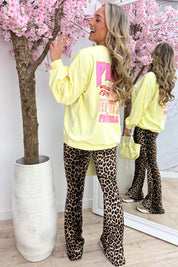 Paris festival sweater - Geel