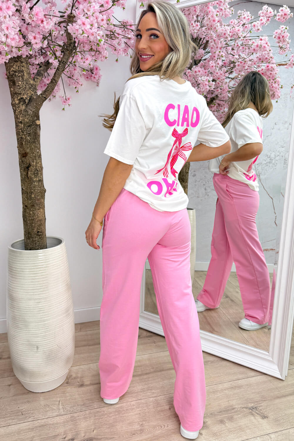 Ciao bella T-shirt - Wit