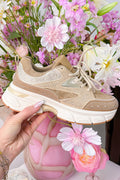 Sparkle step sneaker - Beige